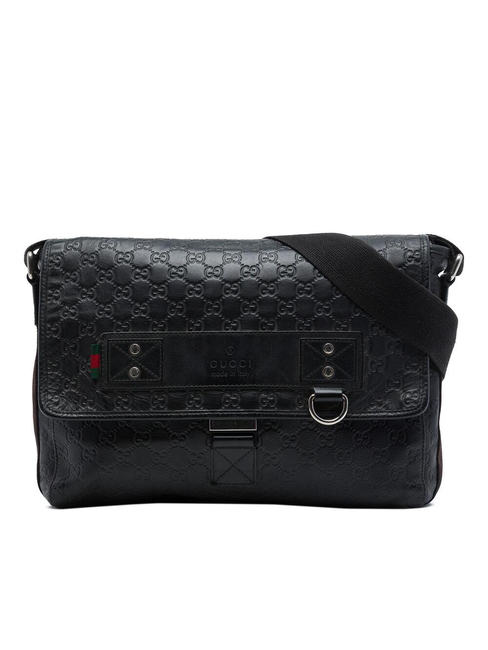 Gucci Ssima Web Crossbody Pre-Loved Bag #342702G62B